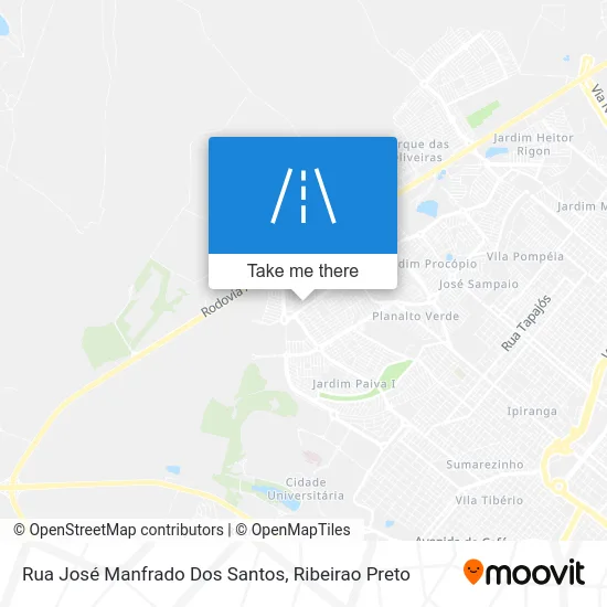 Rua José Manfrado Dos Santos map