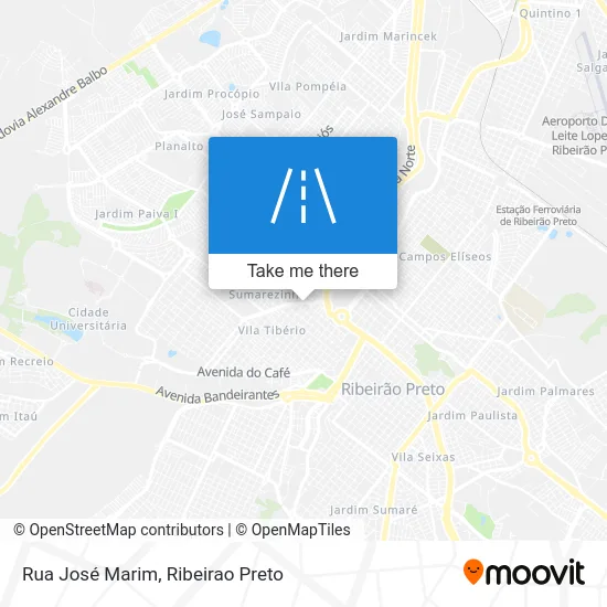 Rua José Marim map