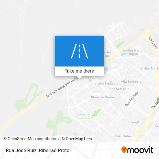 Rua José Ruiz map