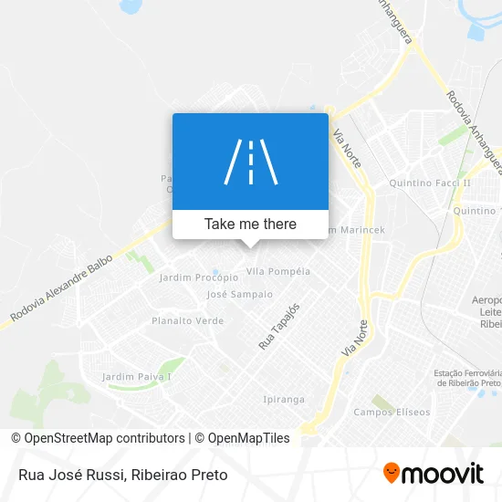Rua José Russi map