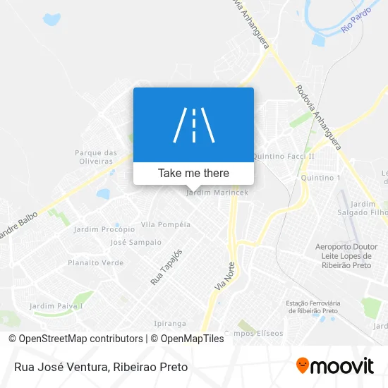 Rua José Ventura map