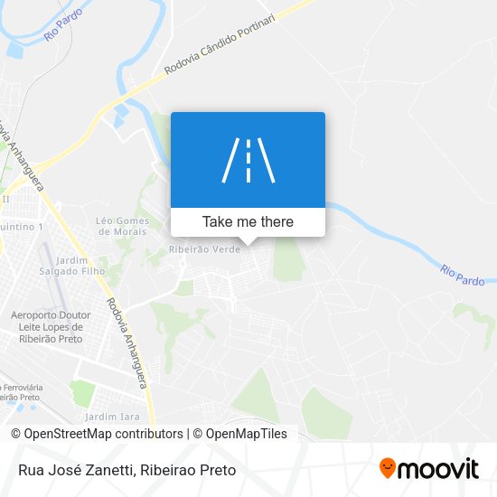 Rua José Zanetti map