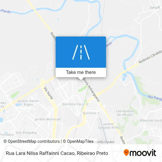 Rua Lara Nilsa Raffainni Cacao map