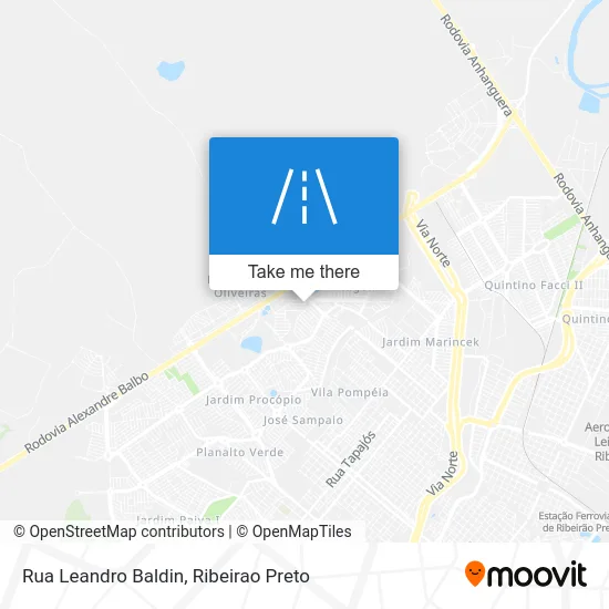 Rua Leandro Baldin map