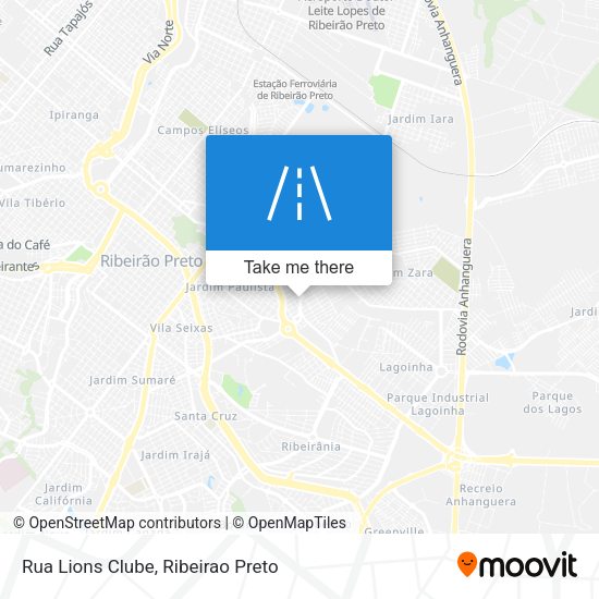 Rua Lions Clube map