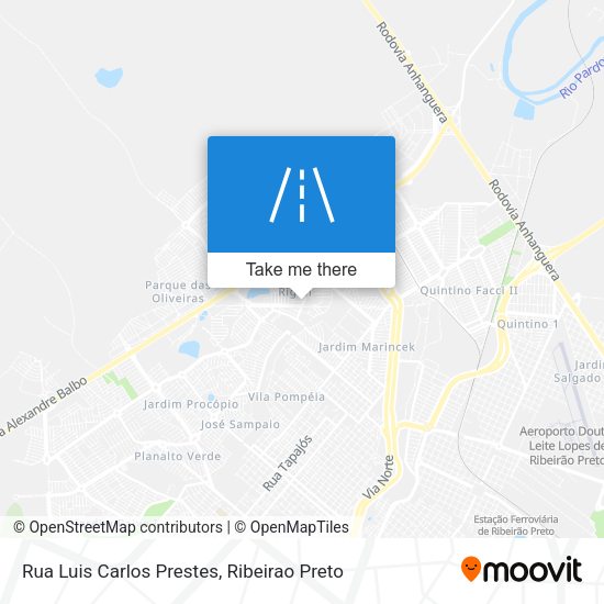Rua Luis Carlos Prestes map