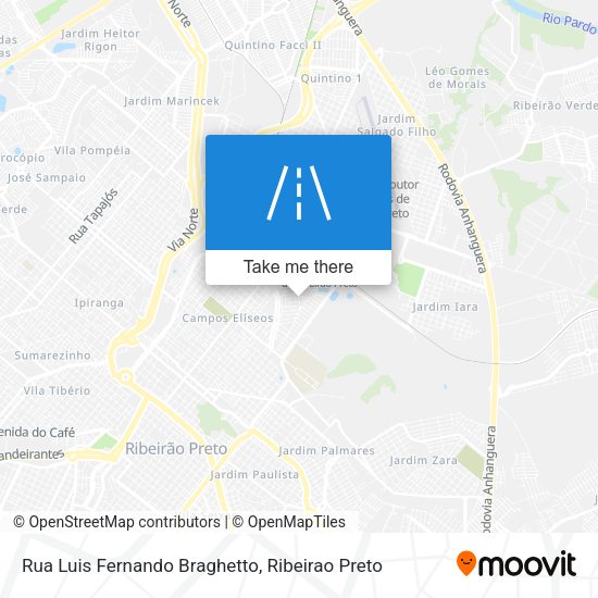 Rua Luis Fernando Braghetto map