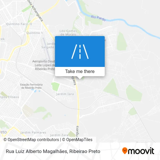 Rua Luiz Alberto Magalhães map