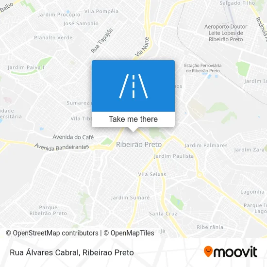 Rua Álvares Cabral map