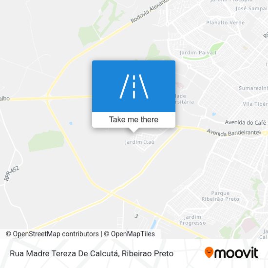 Rua Madre Tereza De Calcutá map