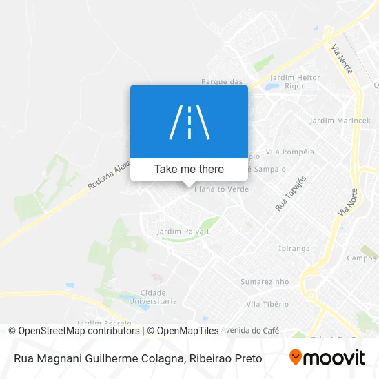Rua Magnani Guilherme Colagna map