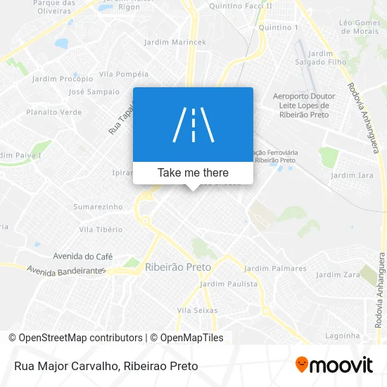 Rua Major Carvalho map