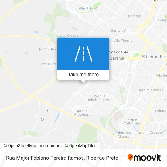 Rua Major Fabiano Pereira Ramos map