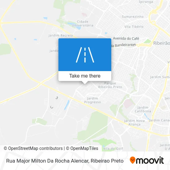 Rua Major Milton Da Rocha Alencar map