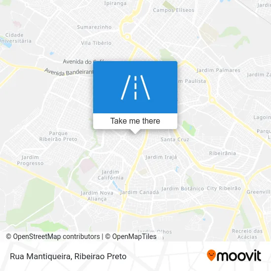 Rua Mantiqueira map