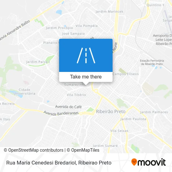 Rua Maria Cenedesi Bredariol map