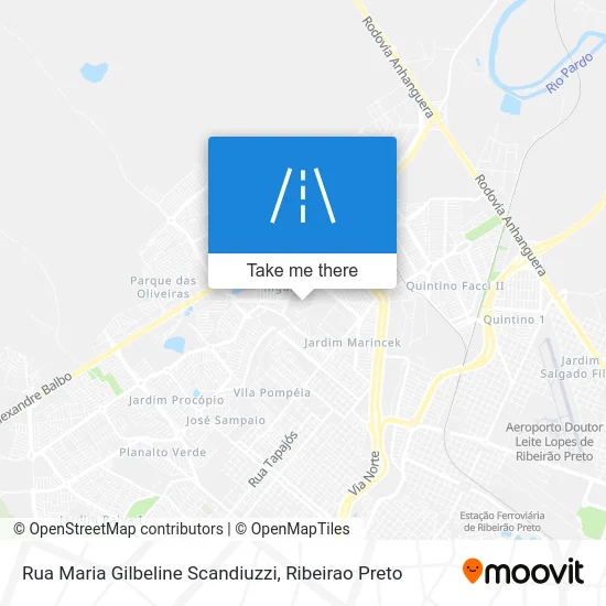 Rua Maria Gilbeline Scandiuzzi map