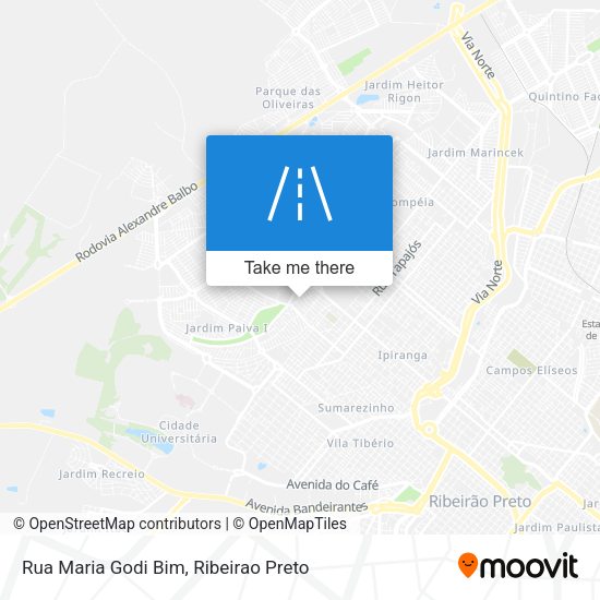 Rua Maria Godi Bim map