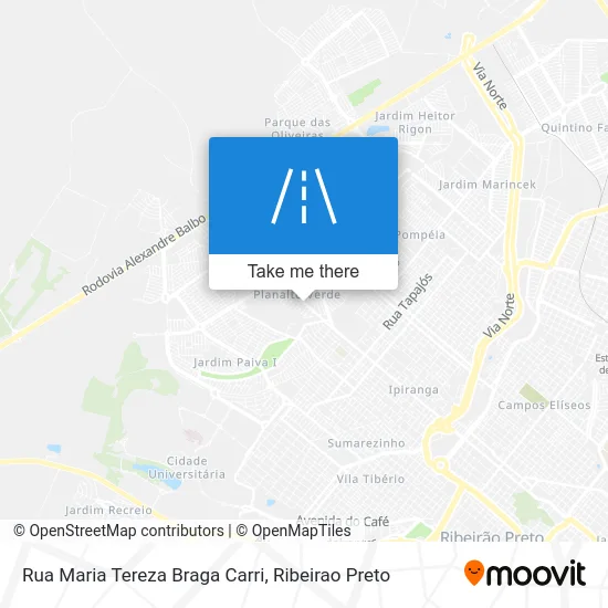 Rua Maria Tereza Braga Carri map