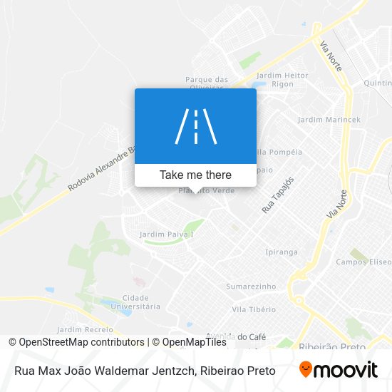 Rua Max João Waldemar Jentzch map