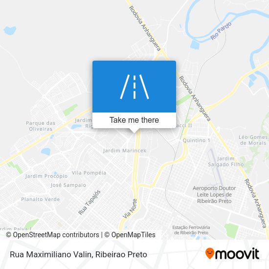 Rua Maximiliano Valin map