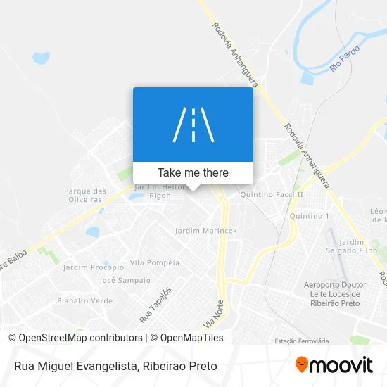 Rua Miguel Evangelista map