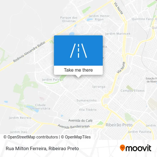 Rua Milton Ferreira map
