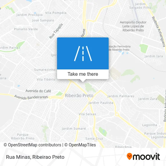 Rua Minas map