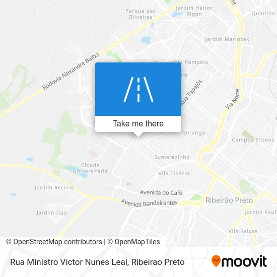Rua Ministro Victor Nunes Leal map