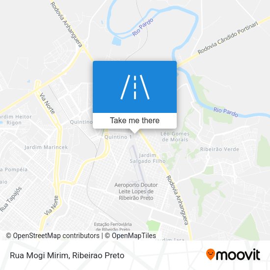Rua Mogi Mirim map