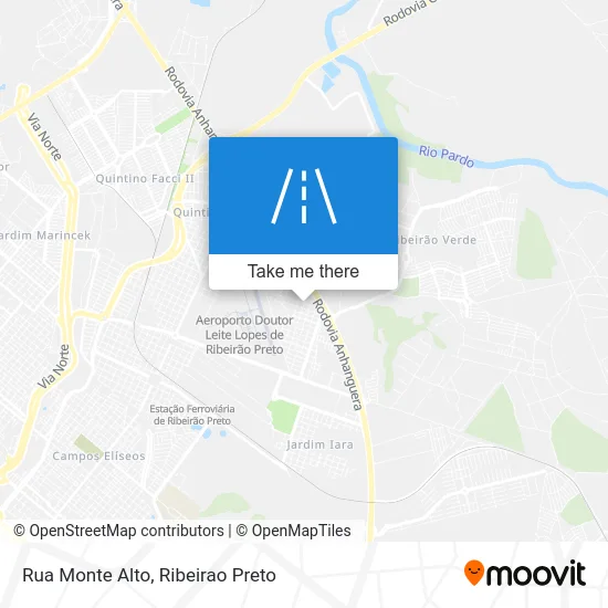 Rua Monte Alto map
