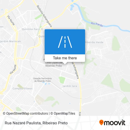 Rua Nazaré Paulista map