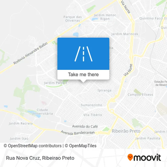 Rua Nova Cruz map
