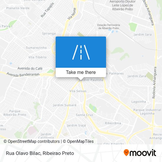 Rua Olavo Bilac map
