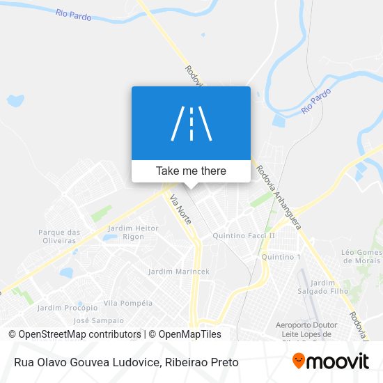 Rua Olavo Gouvea Ludovice map