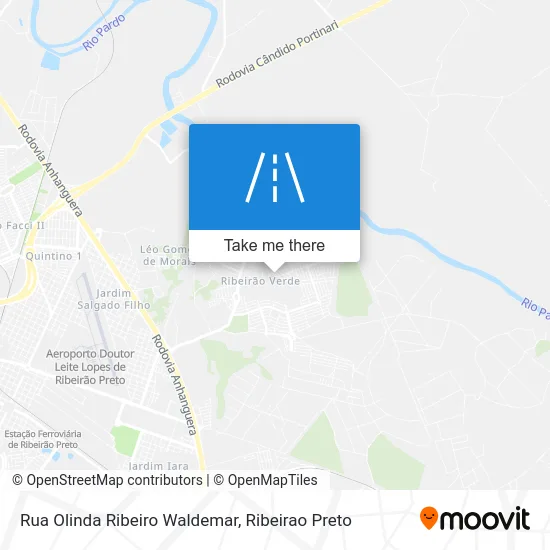 Rua Olinda Ribeiro Waldemar map