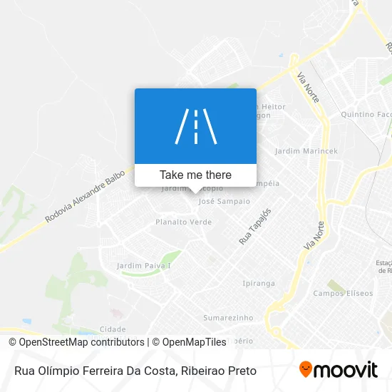 Rua Olímpio Ferreira Da Costa map