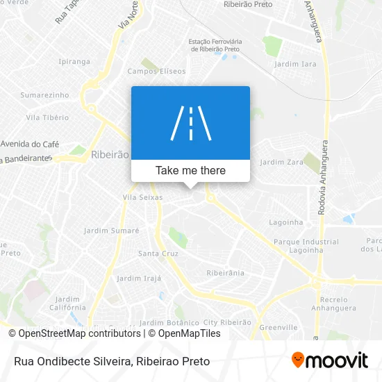 Rua Ondibecte Silveira map
