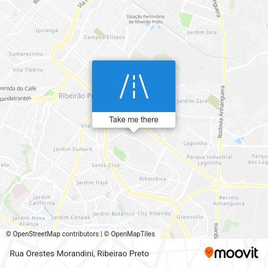 Rua Orestes Morandini map