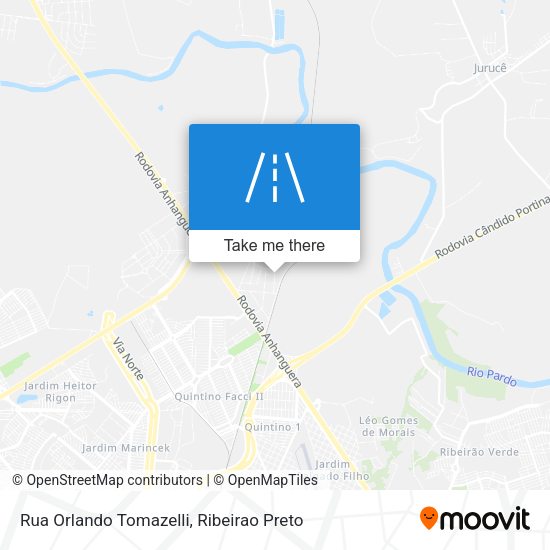 Rua Orlando Tomazelli map