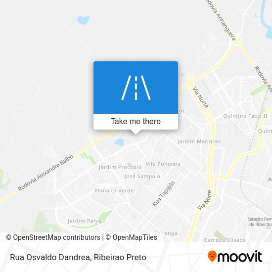 Rua Osvaldo Dandrea map