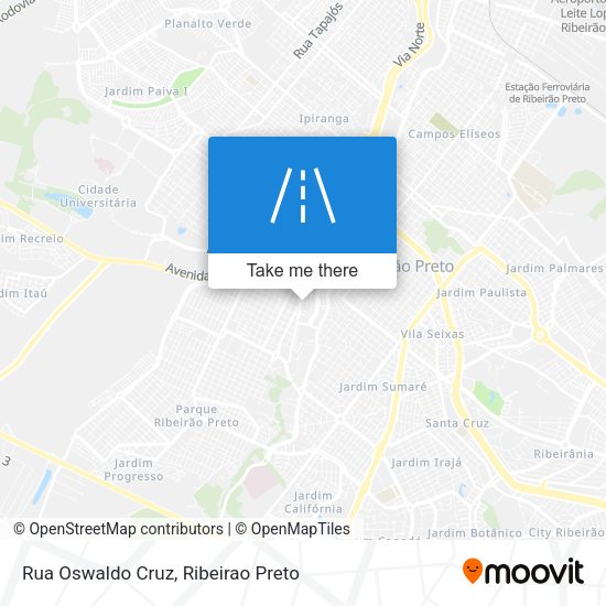 Rua Oswaldo Cruz map