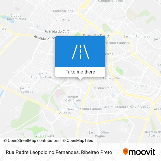 Rua Padre Leopoldino Fernandes map