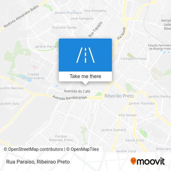 Rua Paraíso map