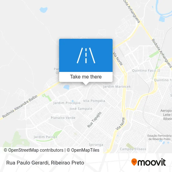 Rua Paulo Gerardi map
