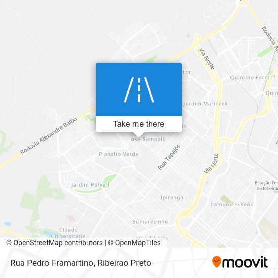Rua Pedro Framartino map