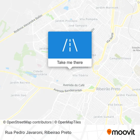 Rua Pedro Javaroni map