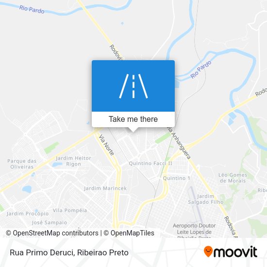 Rua Primo Deruci map
