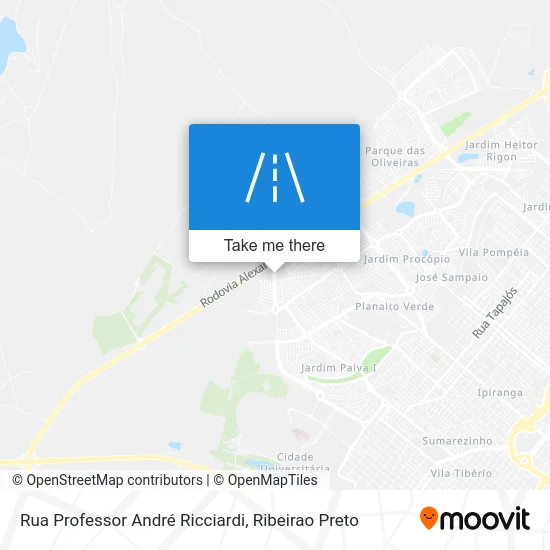 Rua Professor André Ricciardi map