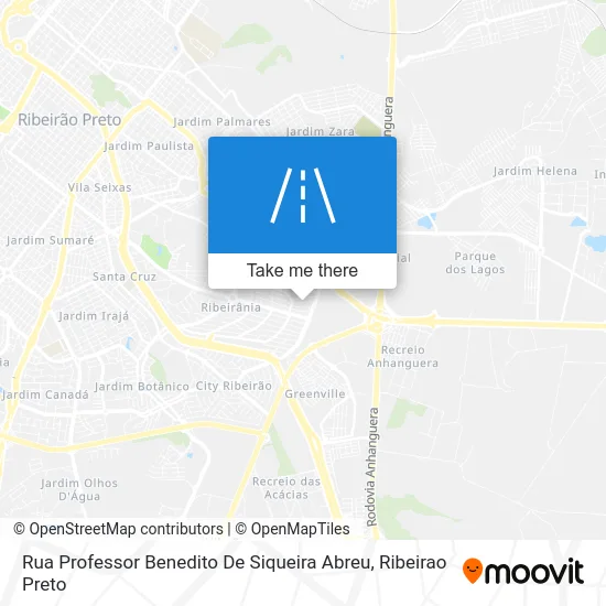 Rua Professor Benedito De Siqueira Abreu map